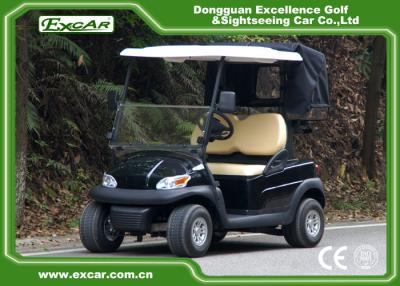 Chine Chariot de golf de voiture électrique de plat de caddie de 2 Seater pour la colline Golf Club de mission à vendre