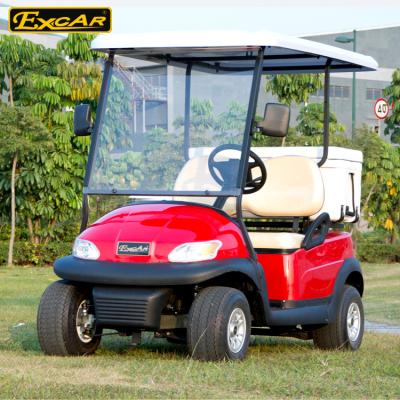 Chine 2 chariots de golf multi électriques de passager de mini club d'or de Seat avec la batterie Trojan à vendre