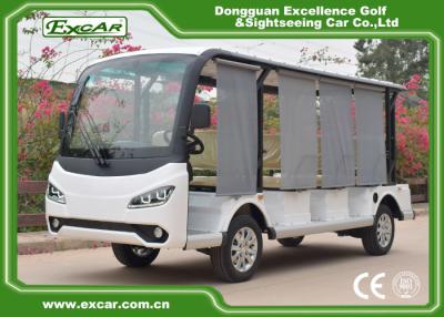 China Multi - Purpose Electric Sightseeing Bus Black 11 And 3 Seater for sale