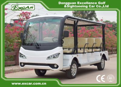 China Silver 11 Seater Electric Sightseeing Bus 7.5KW KDS Motor 1 Year Warranty for sale