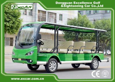 China Small Electric Shuttle Bus With Roof & Windshield For Large Parks Playground for sale