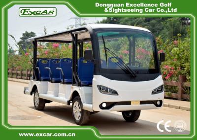 China Kühlen Sie die 14 Sitzelektrischer Besichtigungs-Fahrzeug-Reisebus-1-jährige Garantie ab zu verkaufen