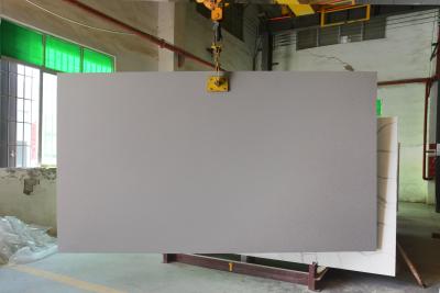 China Grey Color Carrara Artifical Quartz Worktops Commerical and Domestic Application for sale