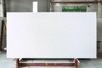 China 8mm Translucent Classic Artificial Quartz Countertop,White Quartz Worktop for sale