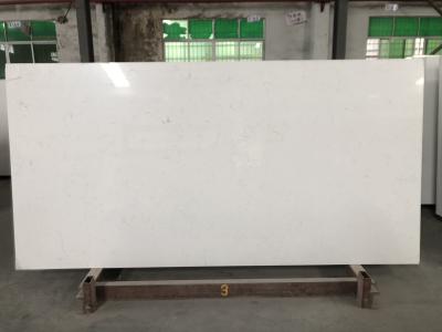China Bianco Carrara Quartz Slabs Classic White Kitchen And Bathroom Countertop Engineered Stone for sale