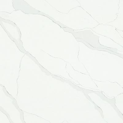 China Marble Textures Calacatta Quartz Stone White Quartz Engineered Stone Countertop for sale