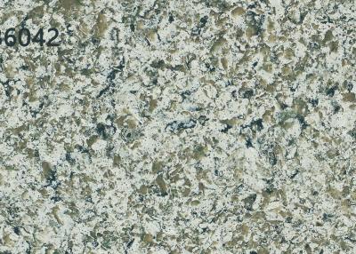 Chine Le gris machiné pierre de quartz de 6 millimètres complète facile de nettoyer les matériaux décoratifs à vendre