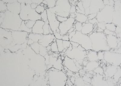 China New Arrival Calacatta White Artificial Crystal Extra White Marble Stone Quartz Slabs Porcelain Artificial Quartz Stone for sale