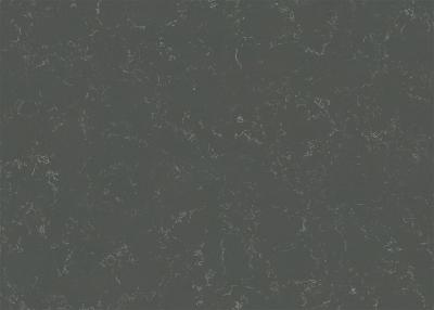 China Dark Grey Carrara Quartz Stone Engineered Stone Worktops Commercial Projects for sale