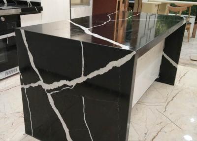 China High Hardness Artificial Polished Quartz Stone For Kitchen Countertops for sale