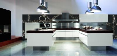 China Black Calacata Artificial Quartz Kitchen Countertop With Coherent Pattern Engineering Quartz for sale