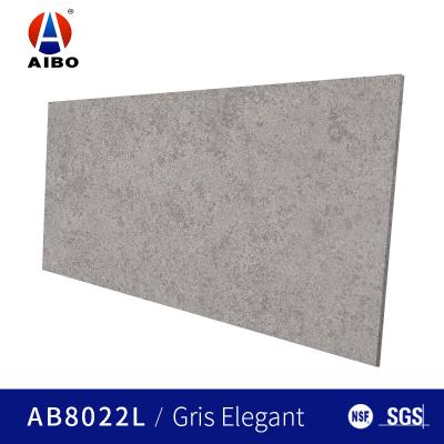 China Polished Grey 3200*1600MM Calacatta Quartz Stone For Fireplace Surround / Shower Stall for sale