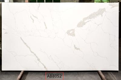 China Artificial calacatta Quart Stone in Good Price and Quality Granite Look Quartz Slab for sale