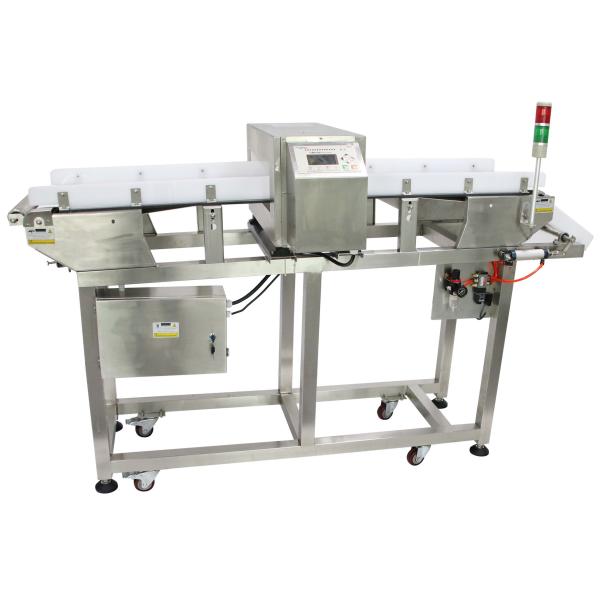 Quality 90W Belt Conveyor Metal Detector Food Detection Industry Speed 27-38 M / Min for sale
