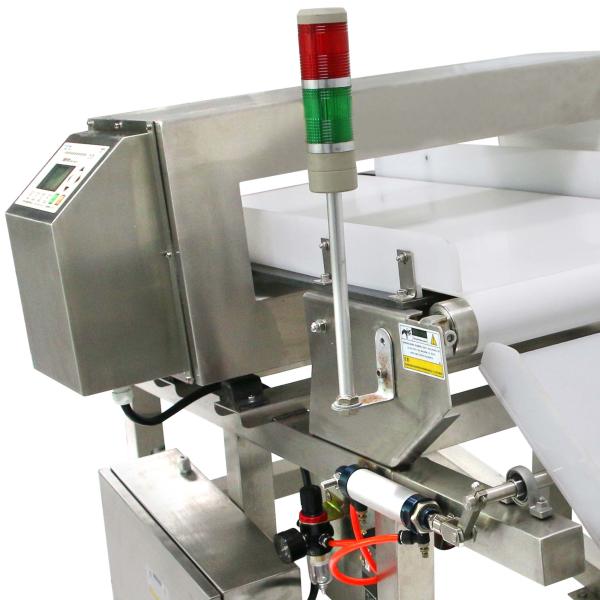Quality 90W Belt Conveyor Metal Detector Food Detection Industry Speed 27-38 M / Min for sale