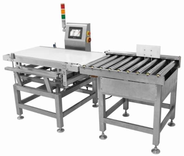 Quality FDA Food Industrial Conveyor Check Weigher Up To 100 Kgs Customized Language for sale