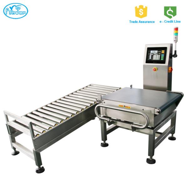 Quality 304 SS Conveyor Automatic Checkweigher Machine Pole Type Single Side for sale