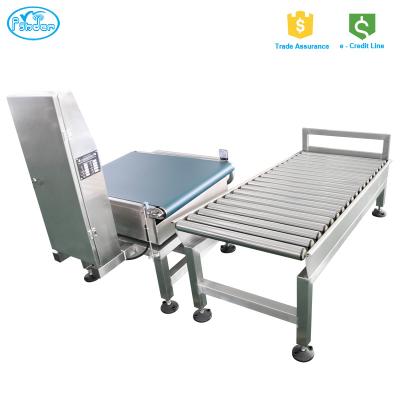 China High Performance Weight Checking Machine / Auto Conveyor Belt Checkweigher for sale