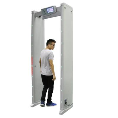 China Exibição LCD 45 Zona Caminhar através do detector de metais Ambiente de trabalho Temperatura -20°C 65°C à venda