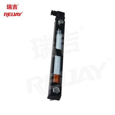 China DIN Hydraulic Tank Oil Level Indicator Hydraulic Oil Sight Glass 127mm for sale