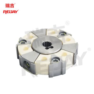 China Machinery Excavator Motor Coupling Rubber High Torque Flexible Shaft Coupling for sale