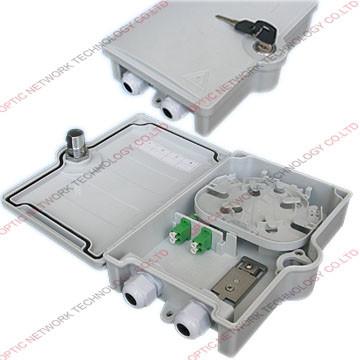 China FTTX Termination Box 2, 4 Fibers Outdoor Fiber Optic Box for sale