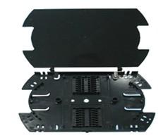 China Black Color Plastic Fiber Optic Tray 16 / 32 Fibers High Performance for sale