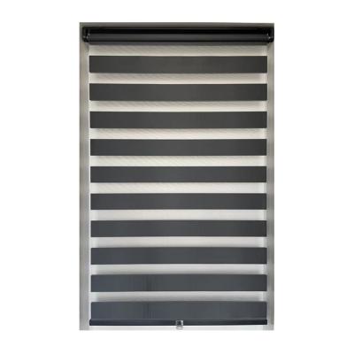 China CLASSIC Indoor Window Shade Double Layer Day and Night Zebra Manual Blinds Shade Double Roller Blinds for sale