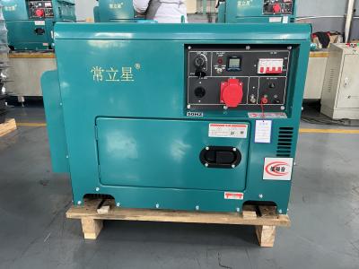 中国 緑色 6kw サイレントジェネレーター 6500T サイレントジェネセット 220V シングルフェーズ 販売のため