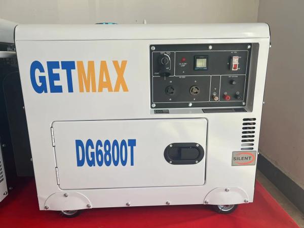 Quality White 9500T Silent Diesel Generator Electric Start Silent Generator for sale