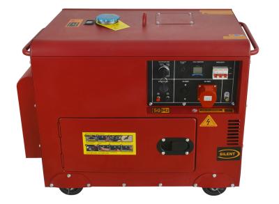 China 3500T kleine stille dieselgenerator Rode geruisarme dieselgenerator Te koop