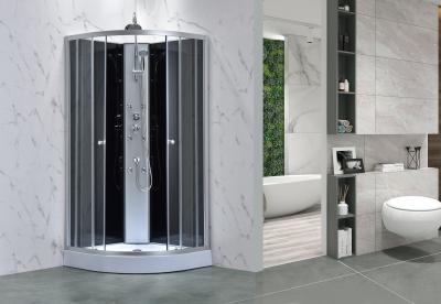 China Sliding 35''X35''X85'' Shower Pods Cabins Tempered Glass for sale