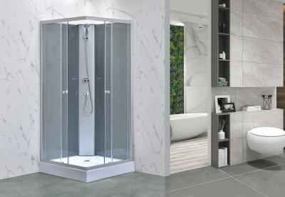 China marco de aluminio de los recintos 5m m de cristal de la ducha de 1-1.2m m en venta