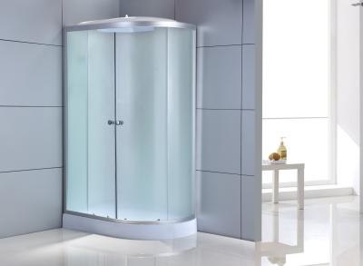 中国 マットのガラス シャワーのドアのエンクロージャのアルミニウム フレーム1-1.2mm 販売のため