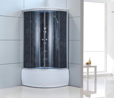 China 35''X35''X85'' Sliding Door Shower Enclosure Tempered Glass for sale