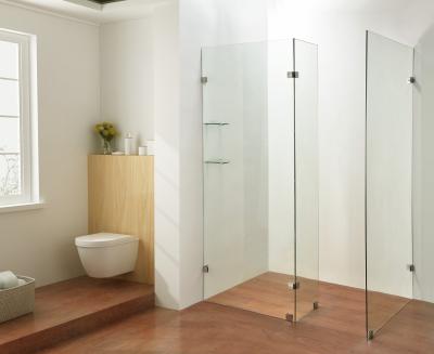 China 31''X31''X75'' 3 Sided Frameless Glass Shower Enclosure 6mm for sale