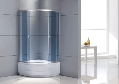 China recinto de desplazamiento Frameless de la ducha de 800×800×2000m m en venta