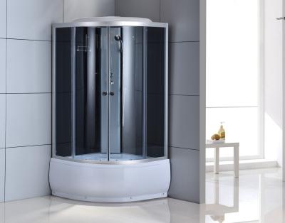 China Grey Glass Wet Room Shower Enclosure 39''x39''x85'' for sale