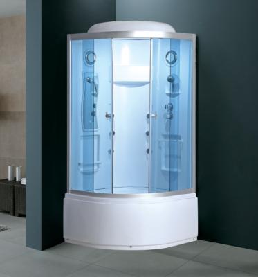 China Customized Glass Door Whirlpool Steam Shower Cabin Fit Bathroom for sale
