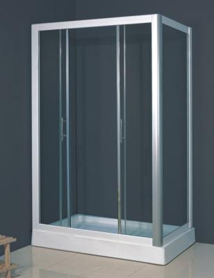 China Waterproof Seal Glass Shower Enclosures With ABS Tray for sale