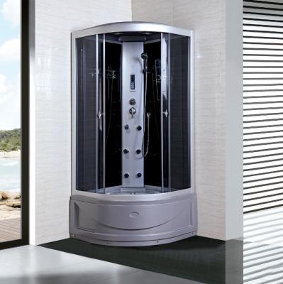 中国 90x90cmの安い価格の生地はガラス ハイドロ シャワーのキュービクルのサイズ、ガラス シャワー室を和らげた 販売のため