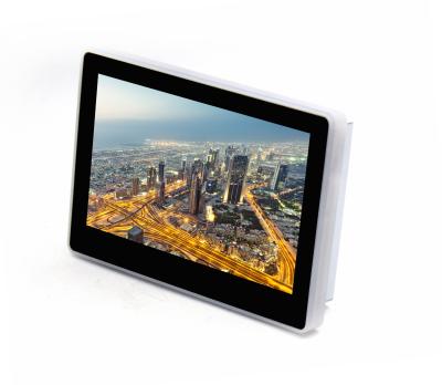 China 7'' wall mountable android tablet with ethernet, power adaptor and nfc reader for facility management for sale