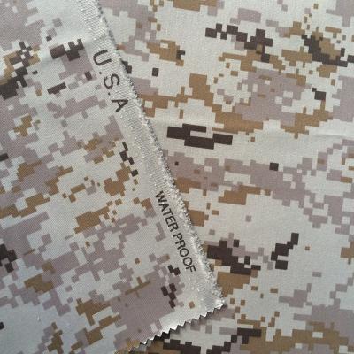 China 21s*21s Digital Waterproof Camouflage Fabric Workwear Material Twill 3/1 for sale