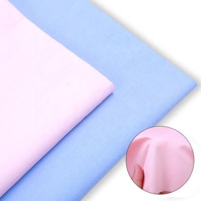 China 150cm Width TC CVC Fabric Poplin Shirt Fabric For Hospital Uniform Garment for sale