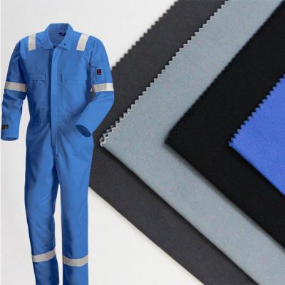 China Poly Cotton Woven Functional Workwear Fabric Anti Static WOP FR Finish for sale