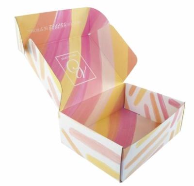 China CCNB SBS Colored Packaging Boxes Folding Corrugated Mailing CTP E Flute for sale