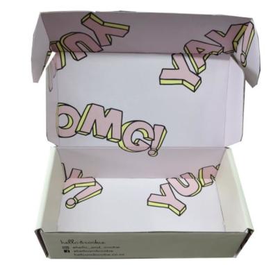China CMYK Litho Custom Colored Shipping Boxes , BSCI TUV Corrugated Packaging Boxes for sale