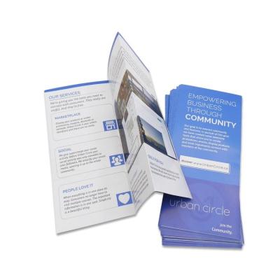 China A4 A5 A6 Digital Marketing Flyer , SGS 157g Company Product Brochure for sale