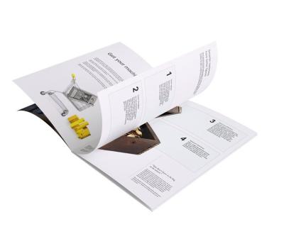 China RoHS CMYK Paper Folding Instructions , PGAA Manual Instruction Booklet Printing for sale