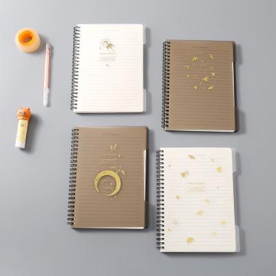 China 80gsm SGS Personalized Spiral Notebook , 60sht Elastic Band Journal Colored Paper for sale